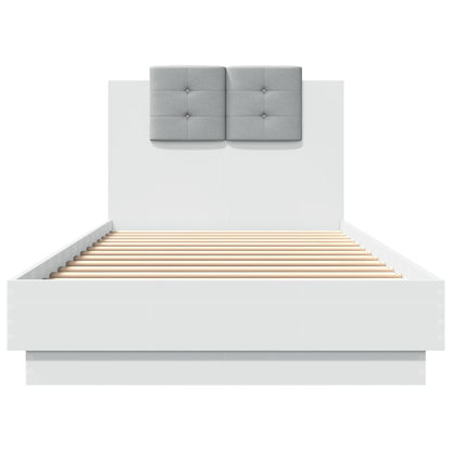 Bed Frame | White | Engineered wood, Plywood | Single Bed