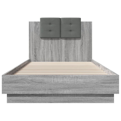 Bed Frame | Grey sonoma | Engineered wood, Plywood | Single | Bed Frame