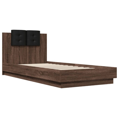 Bed Frame | Brown Oak | Engineered wood | Single | Bed Frame