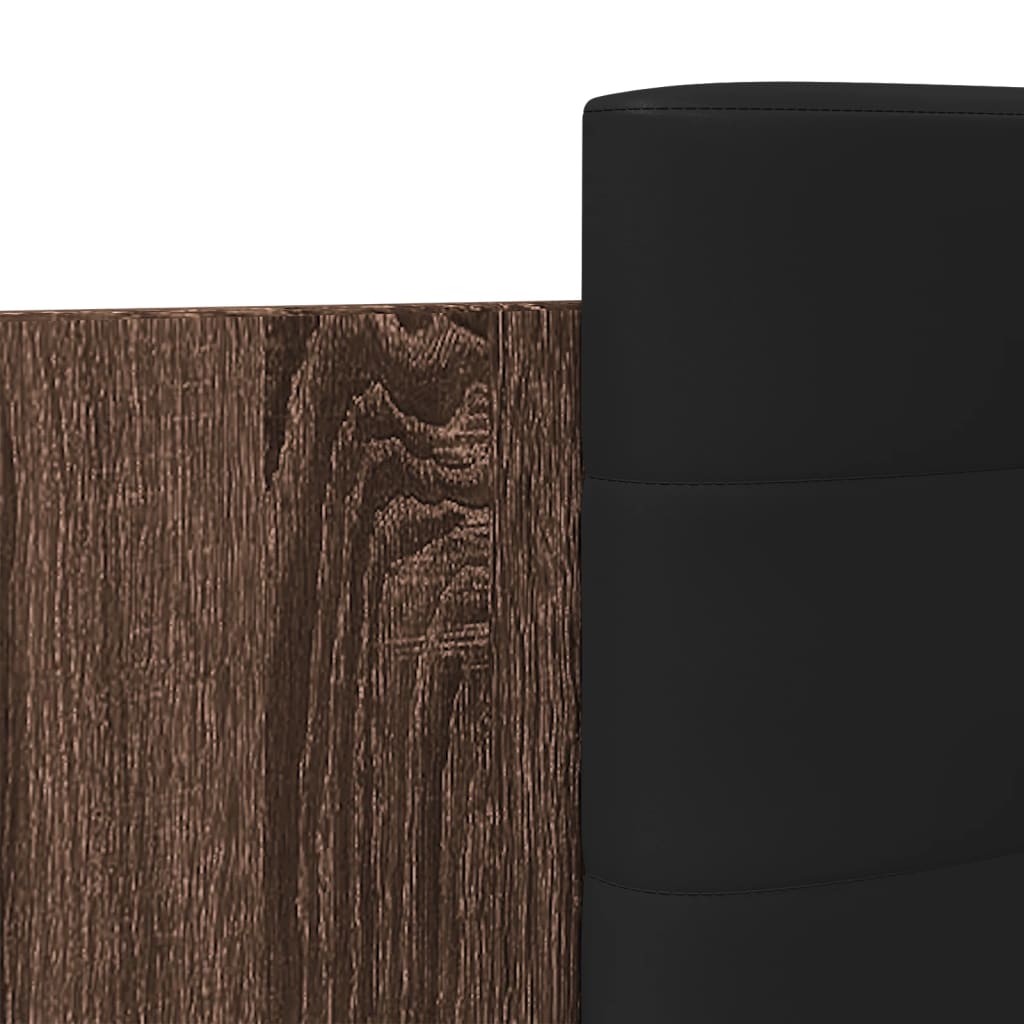 Bed Frame | Brown Oak | Engineered wood | Single | Bed Frame