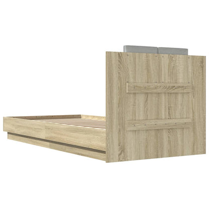 Bed Frame | Sonoma Oak | Engineered Wood | Single | Single Bed Frame