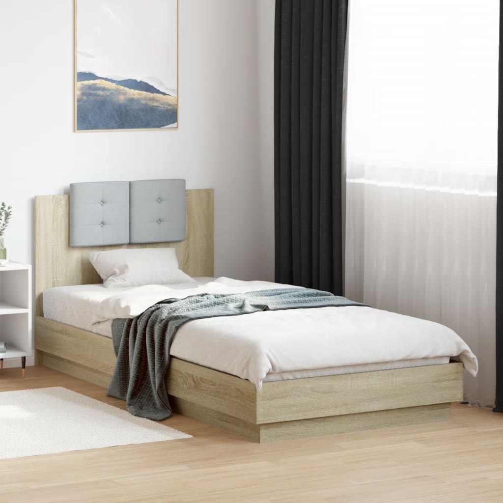 Bed Frame | Sonoma Oak | Engineered Wood | Single | Single Bed Frame