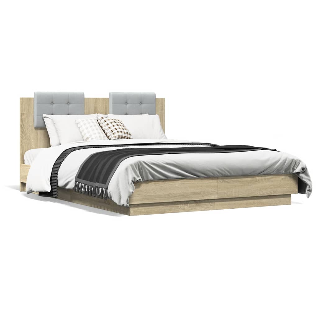 Bed Frame | Sonoma Oak | Engineered wood | Small Double | Bed Frame