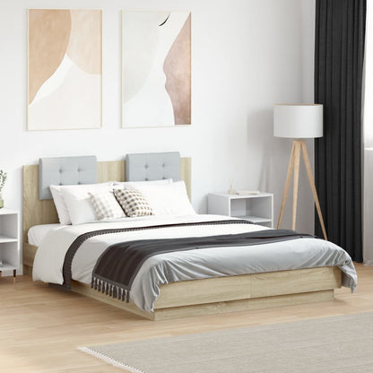 Bed Frame | Sonoma Oak | Engineered wood | Small Double | Bed Frame