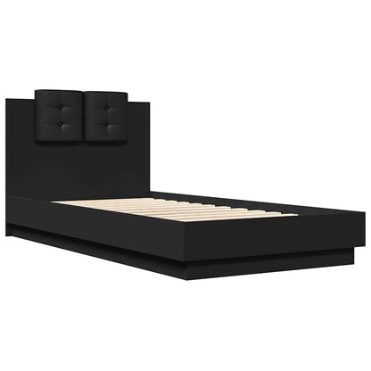 Bed Frame | Black | Engineered wood | Small Single | Bed Frame