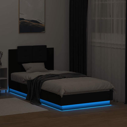 Bed Frame | Black | Engineered wood | Small Single | Bed Frame