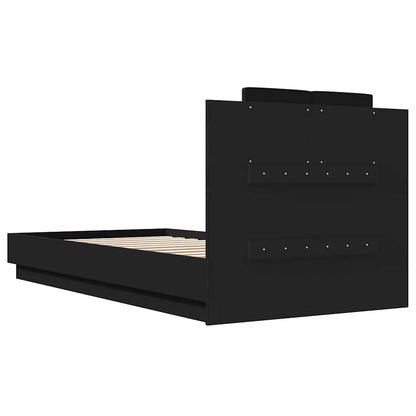 Bed Frame | Black | Engineered wood | Small Single | Bed Frame