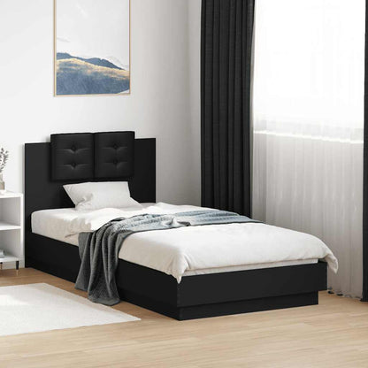 Bed Frame | Black | Engineered wood | Small Single | Bed Frame