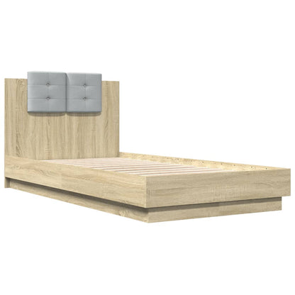 Bed Frame | Sonoma oak | Engineered wood, Plywood | Small Single