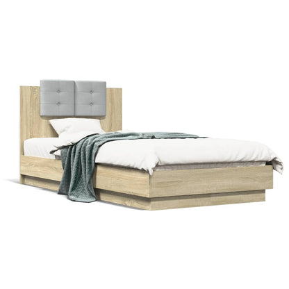 Bed Frame | Sonoma oak | Engineered wood, Plywood | Small Single