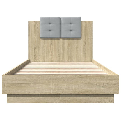 Bed Frame | Sonoma oak | Engineered wood, Plywood | Small Single