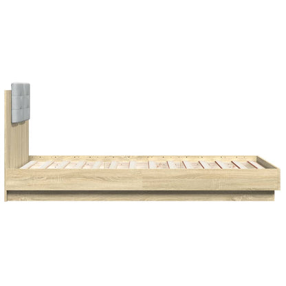 Bed Frame | Sonoma oak | Engineered wood, Plywood | Small Single