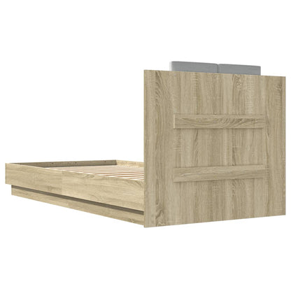 Bed Frame | Sonoma oak | Engineered wood, Plywood | Small Single