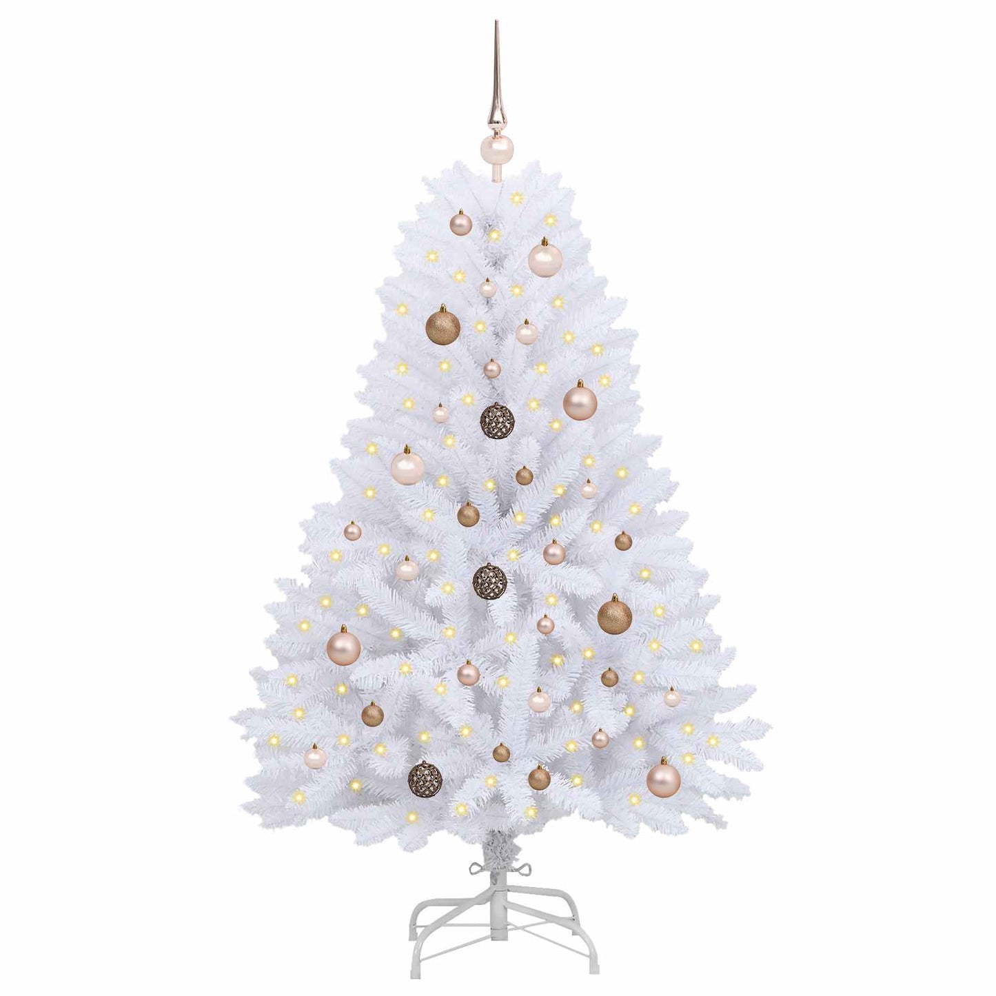 Artificial Christmas Tree White 31.50 x 31.50 x 59.06 in