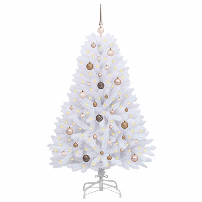 Artificial Christmas Tree White 31.50 x 31.50 x 59.06 in