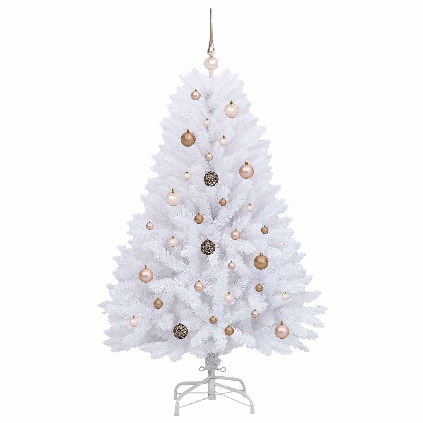 Artificial Christmas Tree White 31.50 x 31.50 x 59.06 in