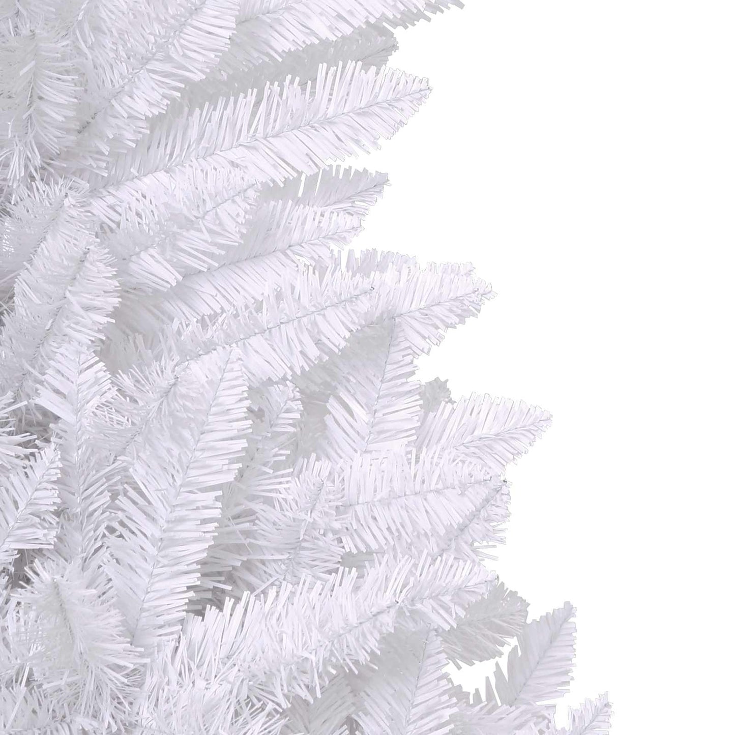 Artificial Christmas Tree White 270 cm PVC and Metal