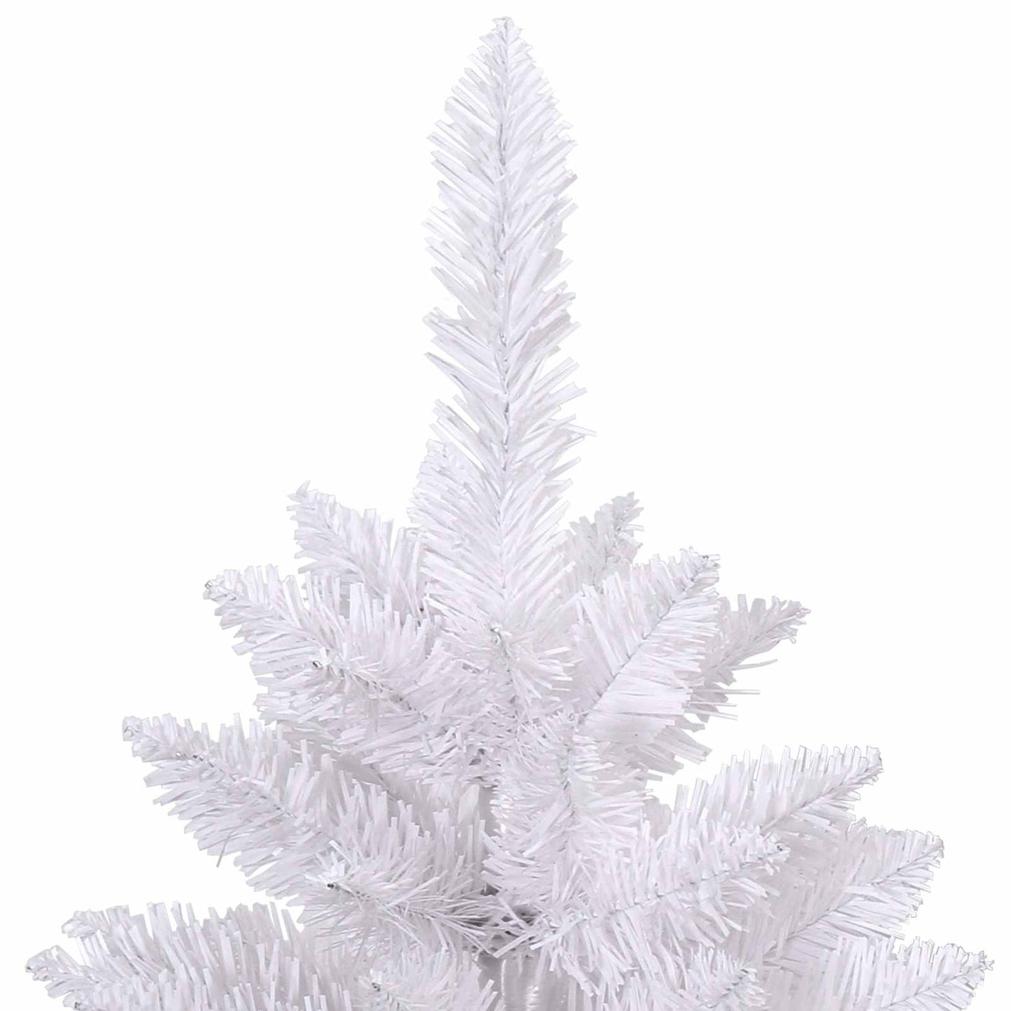 Artificial Christmas Tree White 300 cm PVC and Metal