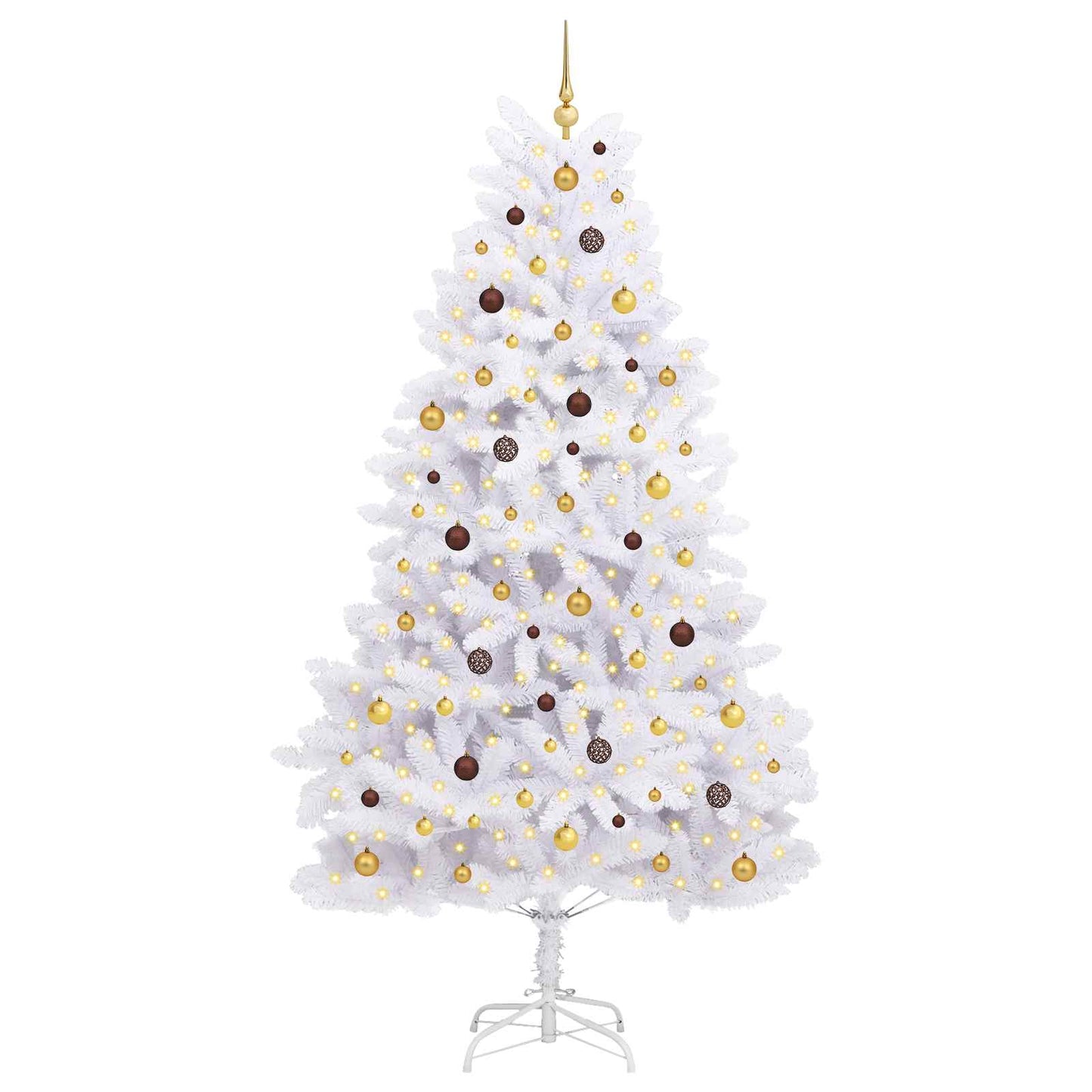 Artificial Christmas Tree White 128 x 128 x 270 cm