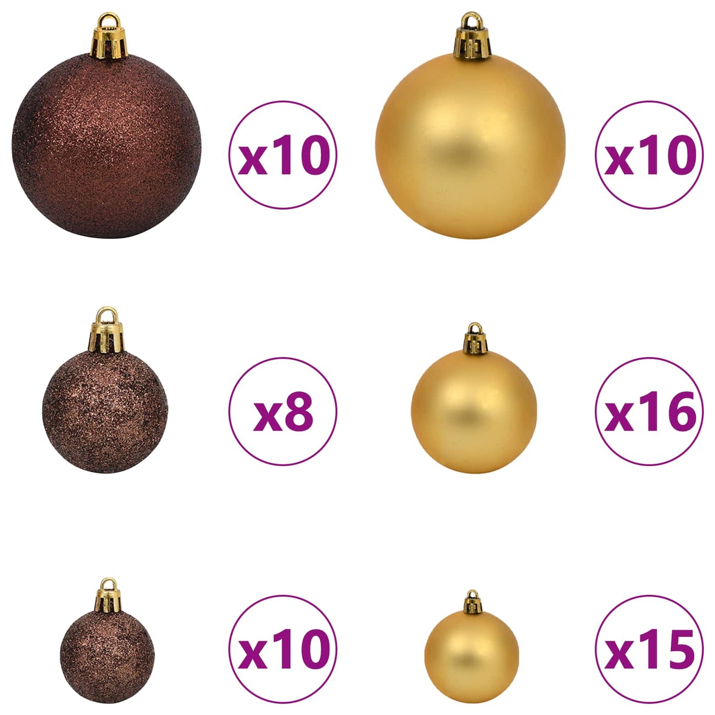 Artificial Christmas Tree White 138 x 138 x 300 cm