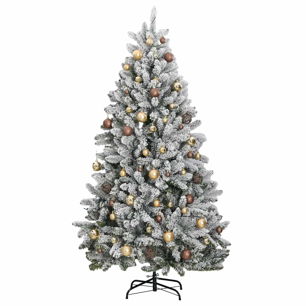 Artificial Hinged Christmas Tree 300 LEDs & Ball Set 270 cm