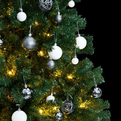 Artificial Hinged Christmas Tree | Green | PVC | 210 cm | Foldable