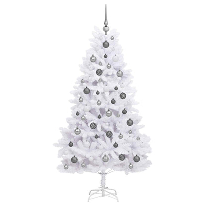 Artificial Christmas Tree White 90 x 90 x 180 cm PVC and Metal