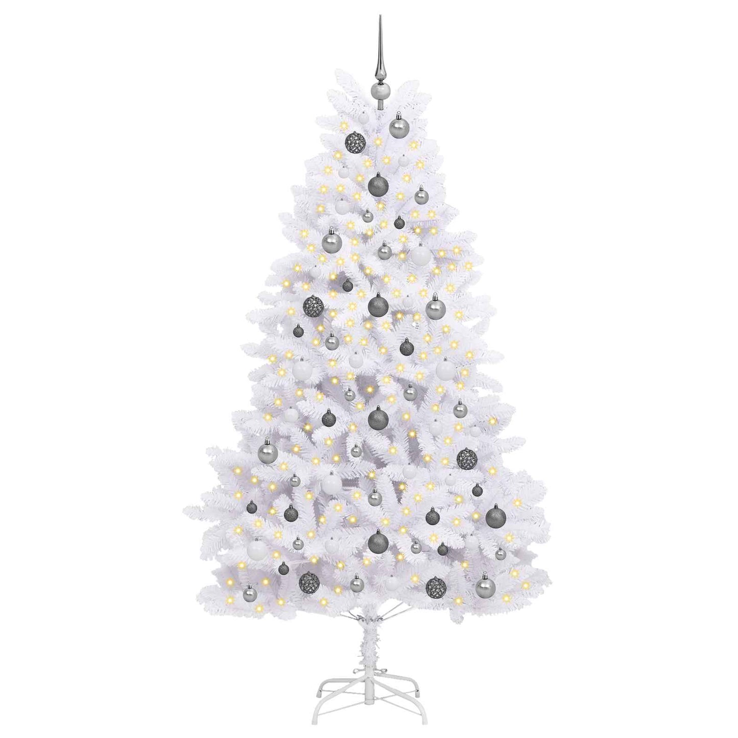 Artificial Christmas Tree White 106 x 106 x 210 cm