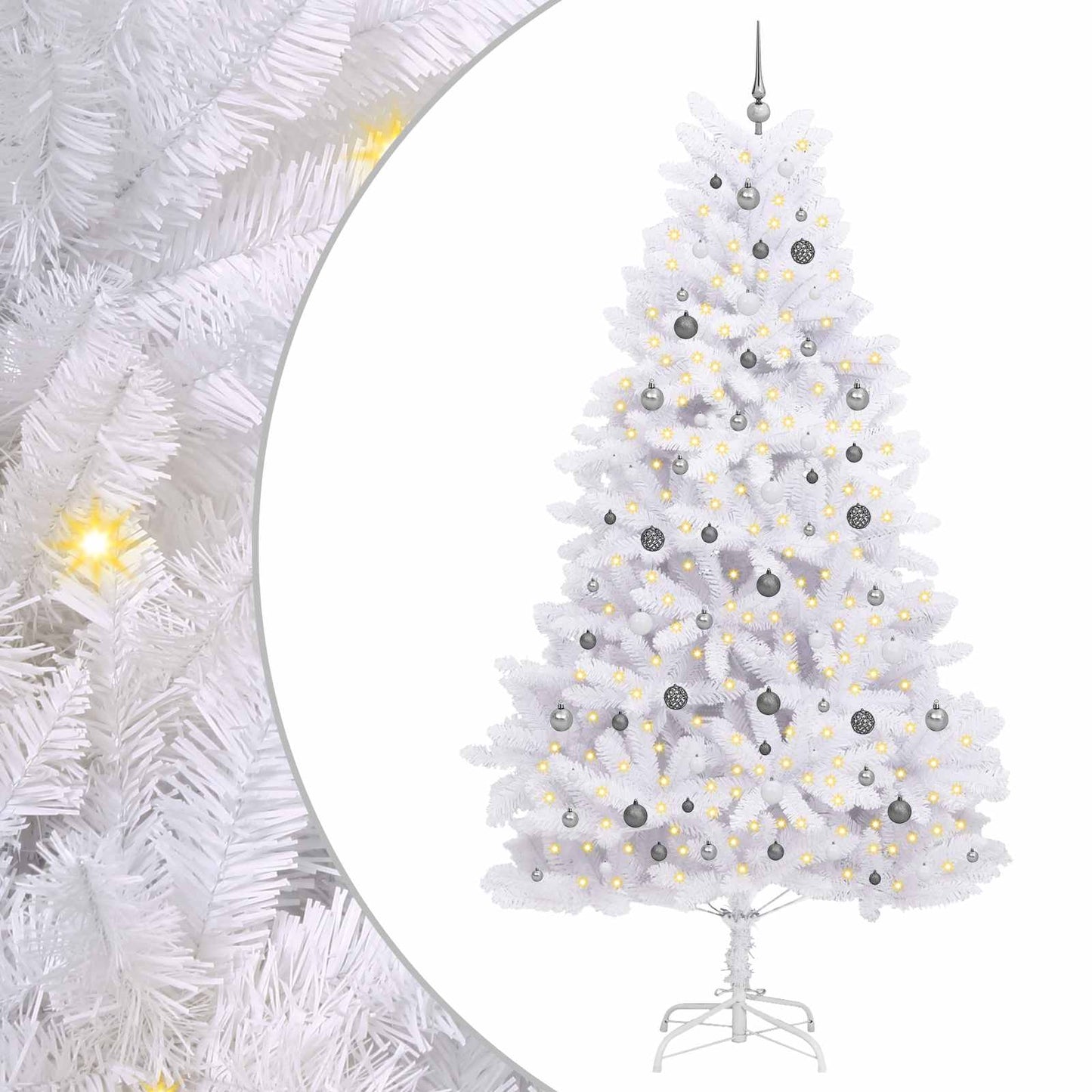 Artificial Christmas Tree White 128 x 128 x 270 cm