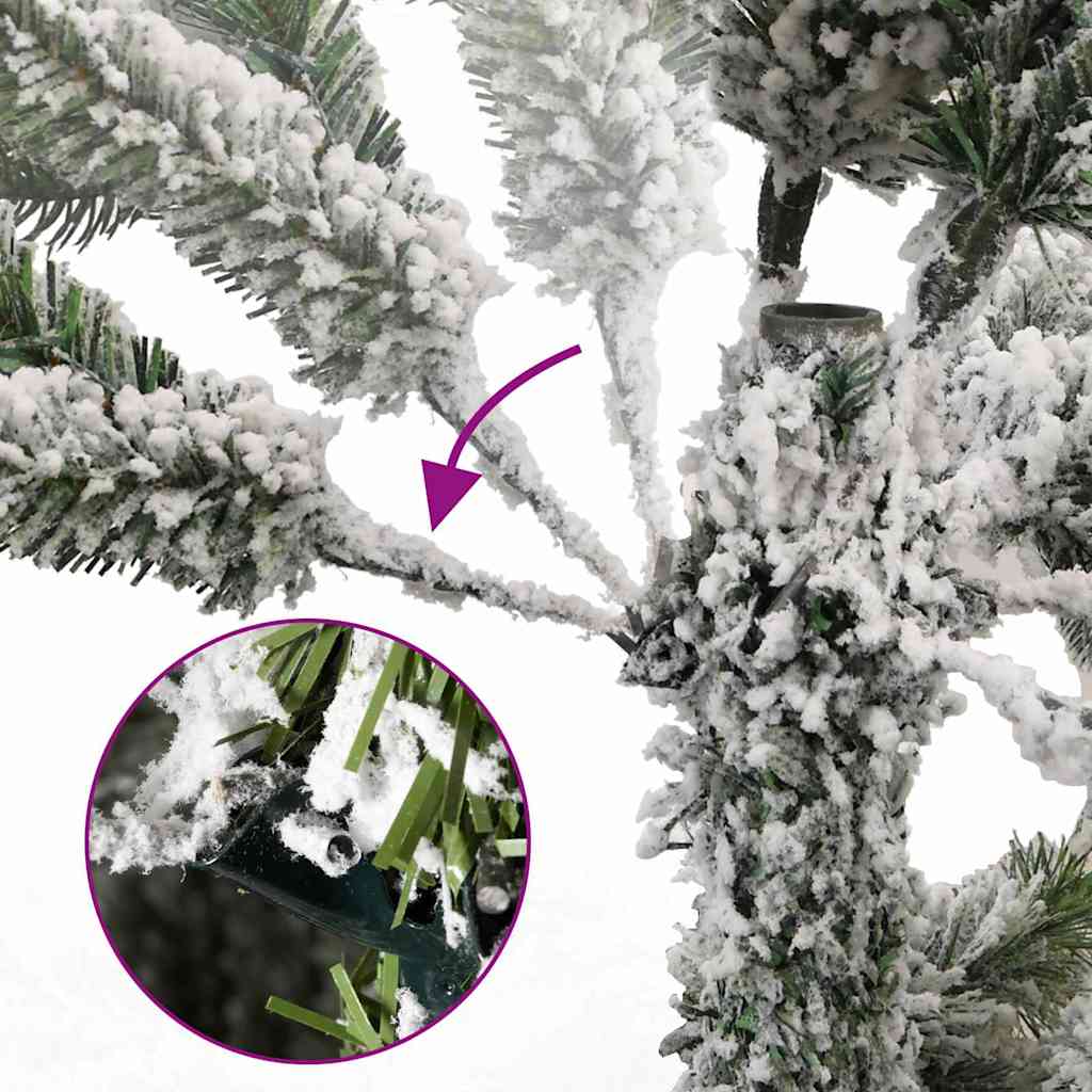 Fake Hinged Christmas Tree | Green and white