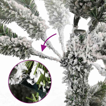 Fake Hinged Christmas Tree | Green and white