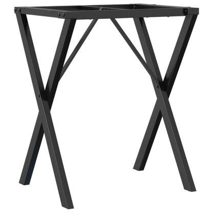 Dining Table Legs X-Frame 60x40x73 cm Steel