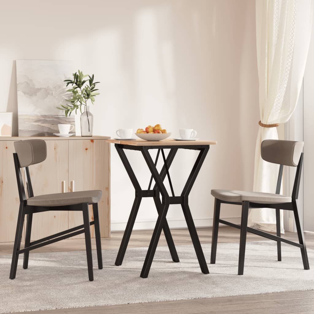 Dining Table Legs Y-Frame 50x40x73 cm Steel
