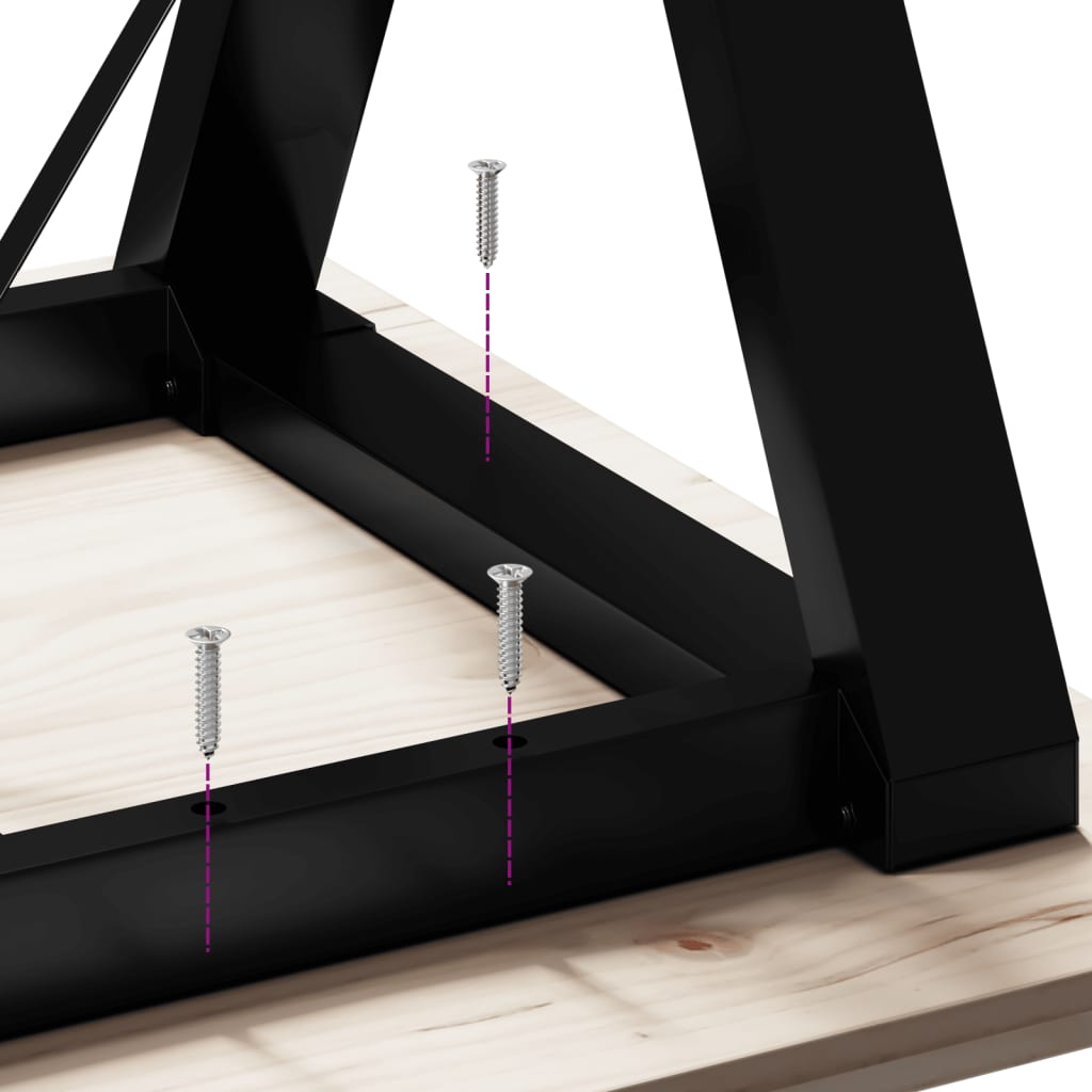 Dining Table Legs Y-Frame 50x40x73 cm Steel