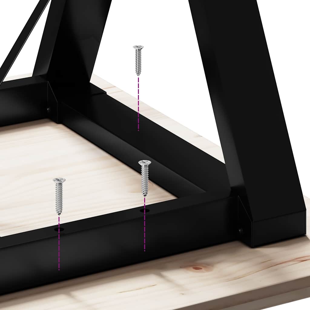 Dining Table Legs Y-Frame 80x40x73 cm Steel