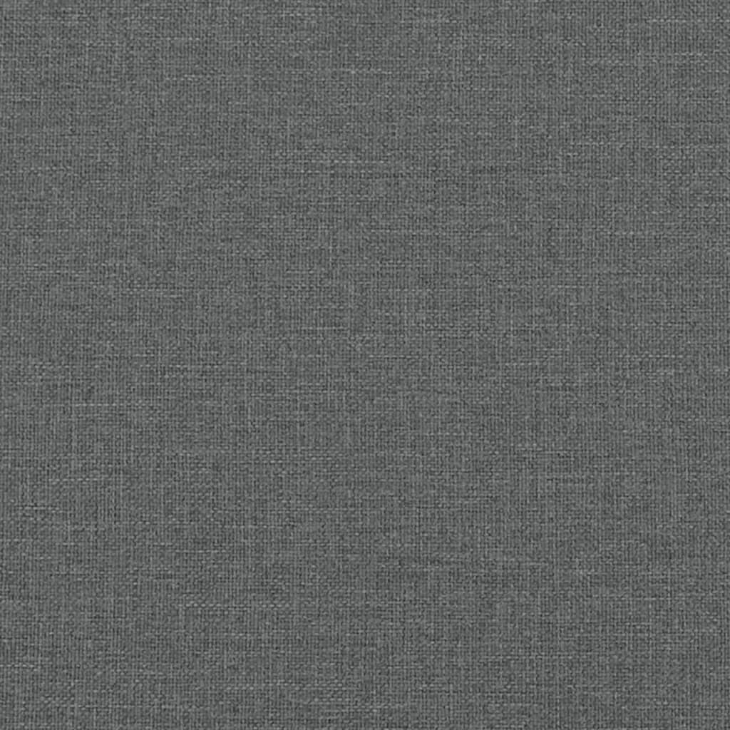 2 Piece Sofa Set Dark Gray Fabric