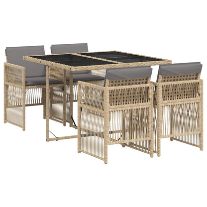 Garden Dining Set | Mix Beige and Black