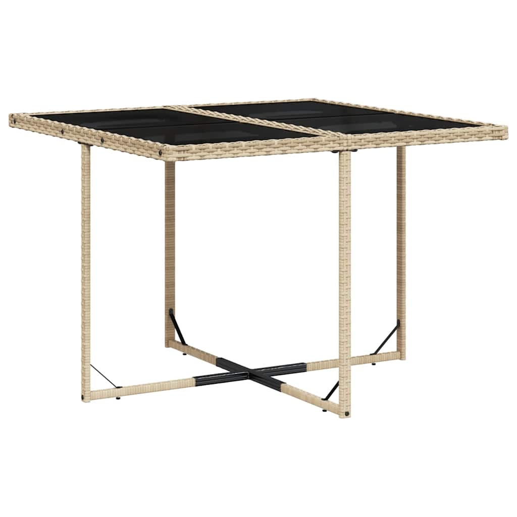 Garden Dining Set | Beige, Black, Cream White