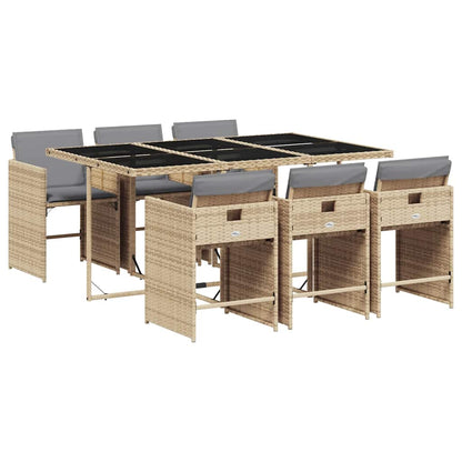 Garden Dining Set | Mix beige, light grey
