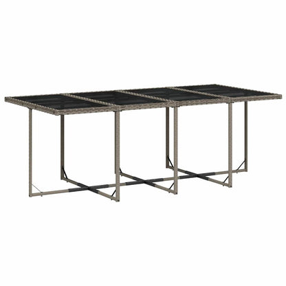 Garden Dining Set | Grey, Dark grey, Black