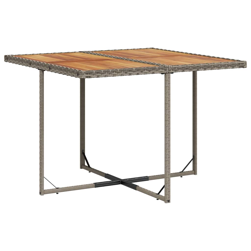 Garden Dining Set | Grey, Brown, Dark Grey