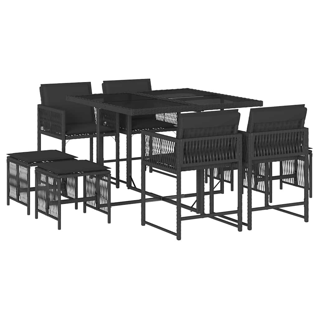 Garden Dining Set | Black