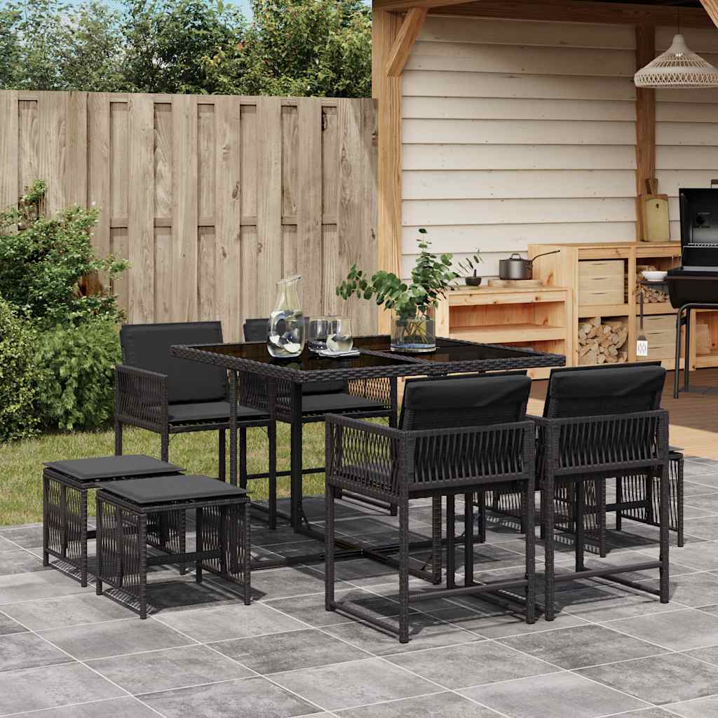 Garden Dining Set | Black