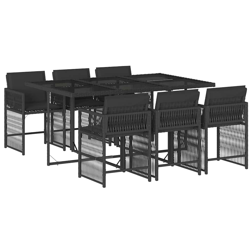 Garden Dining Set | Black