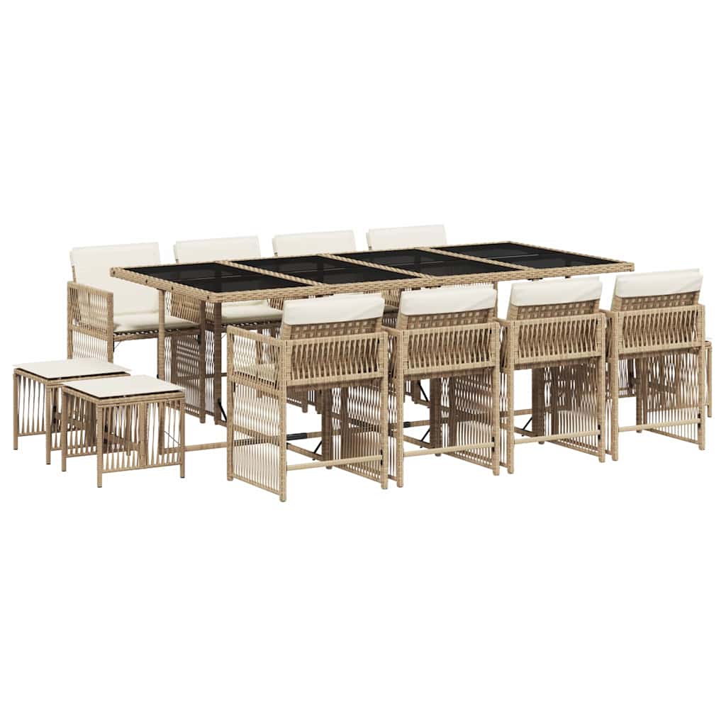 Garden Dining Set | Beige, Cream White