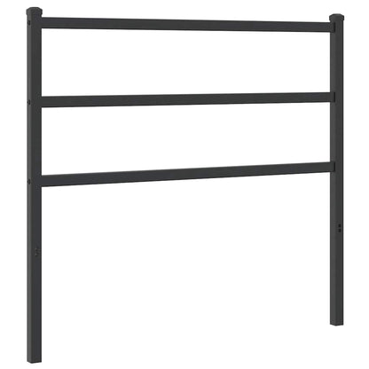 Metal Replace Headboard Black 100 cm