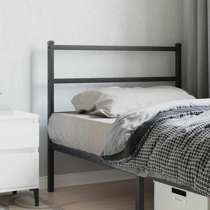 Metal Replace Headboard Black 107 cm