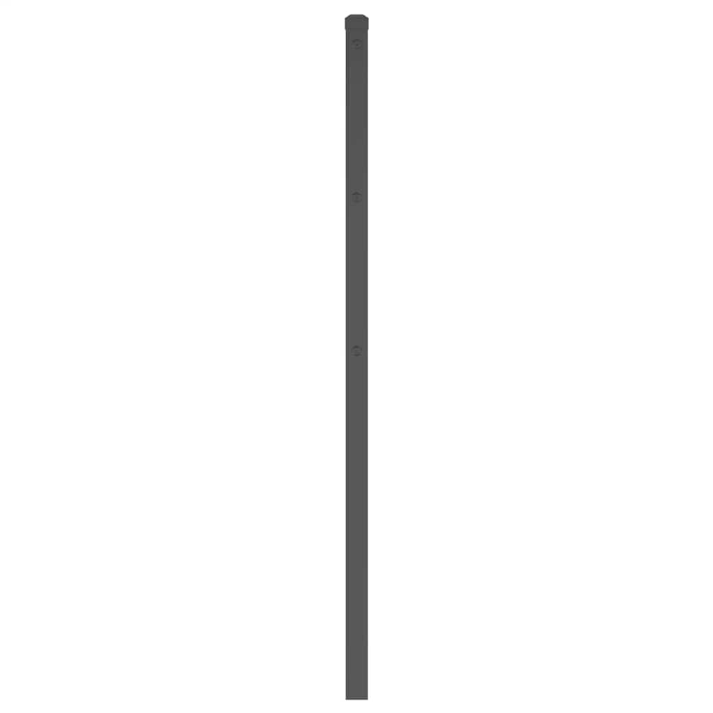 Metal Replace Headboard Black 193 cm