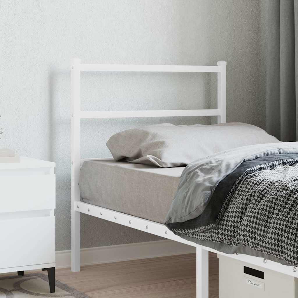 Metal Replace Headboard White 80 cm