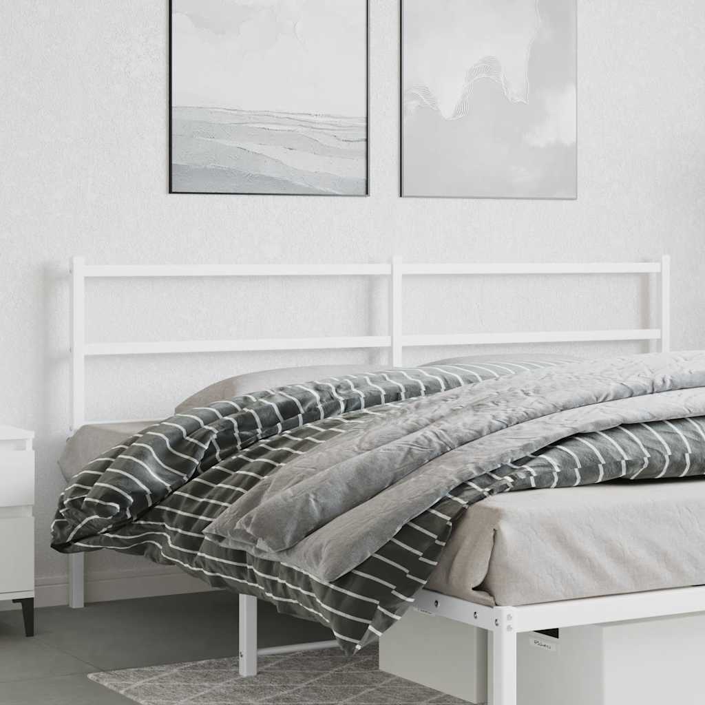 Metal Replace Headboard White 193 cm